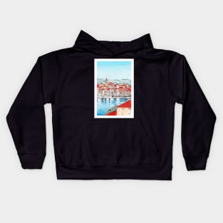 Korcula, Croatia Kids Hoodie